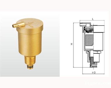 米兰app下载免费安装苹果手机黄铜自动排气阀B725X-16T结构图
