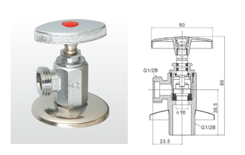 米兰app下载免费安装苹果手机黄铜直角阀JWCT-W结构图