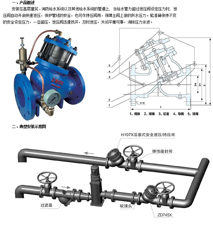米兰app下载免费安装苹果手机活塞式安全泄压持压阀安装示意图