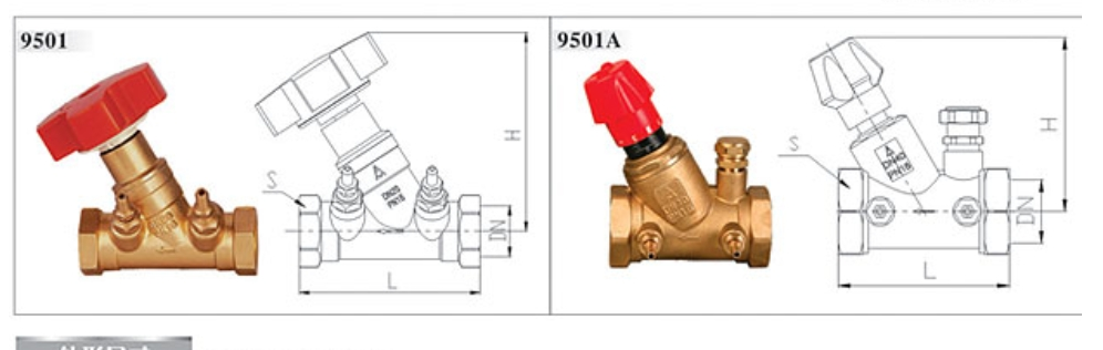 米兰app下载免费安装苹果手机黄铜数字锁定平衡阀9501/9501A结构图