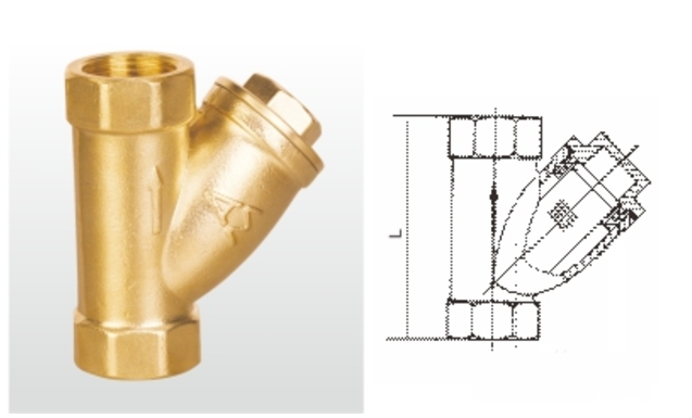 米兰app下载免费安装苹果手机黄铜过滤器601A 结构图